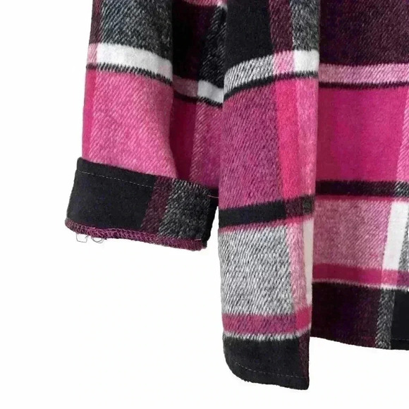 Womens Casual Size Large Shacket Jacket Long Sleeve Button Down Shirts - Picture 5 of 10